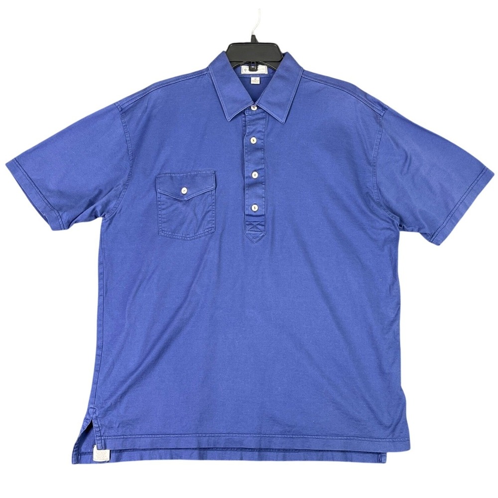 Peter Millar Polo Mens M Preppy Quiet Luxury Old Money Golfcore Utility Pocket